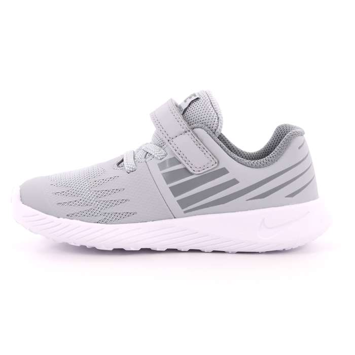 Scarpa Strappi + Elastico Nike Bambino Grigio  Scarpe 534 - 907255 008