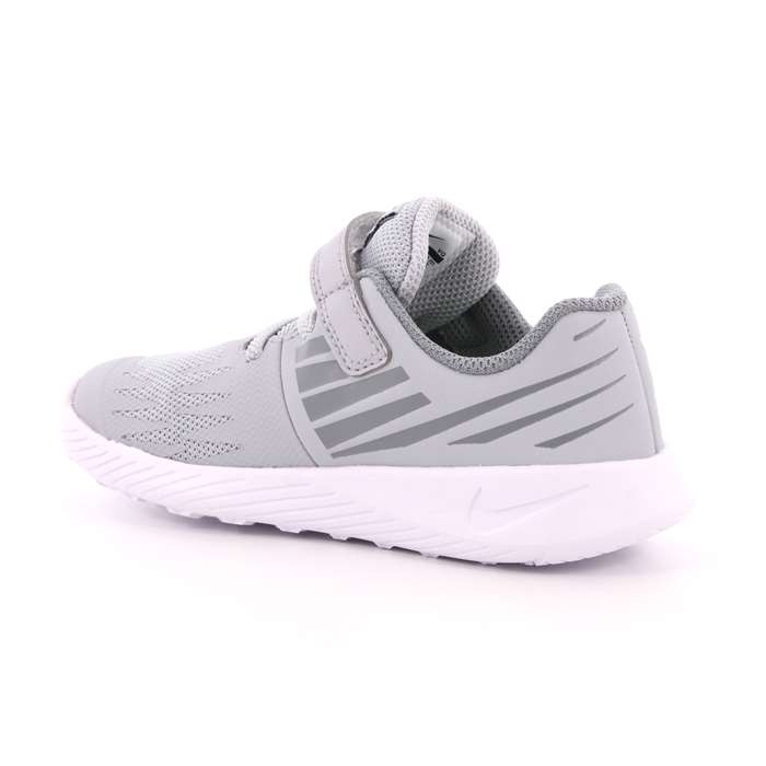 Scarpa Strappi + Elastico Nike Bambino Grigio  Scarpe 534 - 907255 008