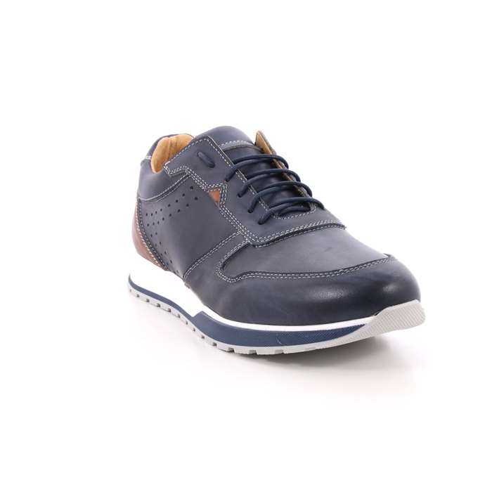 Scarpa Allacciata Payo Uomo Blu  Scarpe 15 - 5068