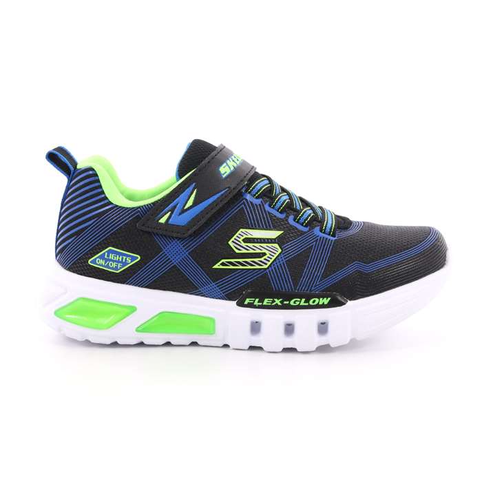 Scarpa Strappi + Elastico Skechers Bambino Blu Scarpa Strappi + Elastico Skechers Bambino Blu Scarpe 68 - 90542L