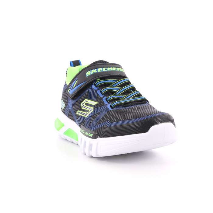 Scarpa Strappi + Elastico Skechers Bambino Blu  Scarpe 68 - 90542L