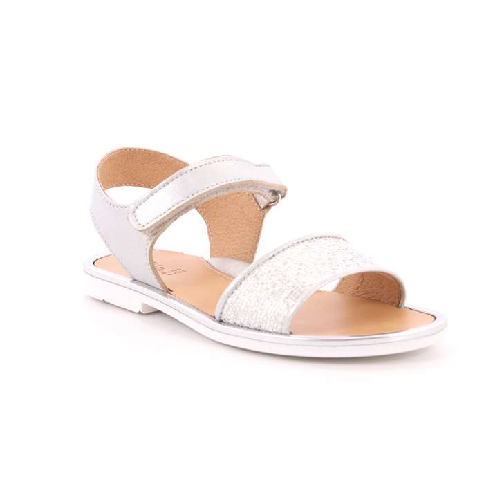 Sandalo Gorgino Bambina Argento  Scarpe 9 - P3002-2