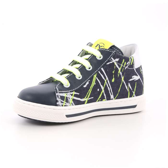 Scarpa Allacciata Nero Giardini Bambino Blu  Scarpe 434 - P923460M 207