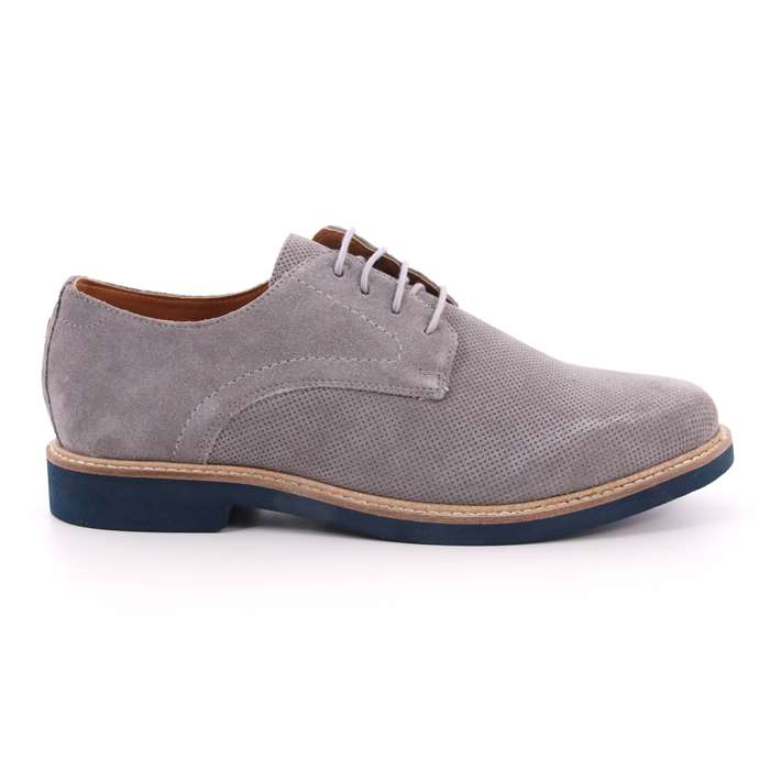 Scarpa Allacciata Impronte Uomo Grigio  Scarpe 38 - IM91050A