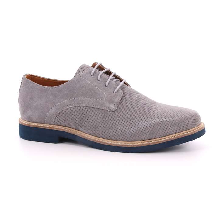 Scarpa Allacciata Impronte Uomo Grigio  Scarpe 38 - IM91050A