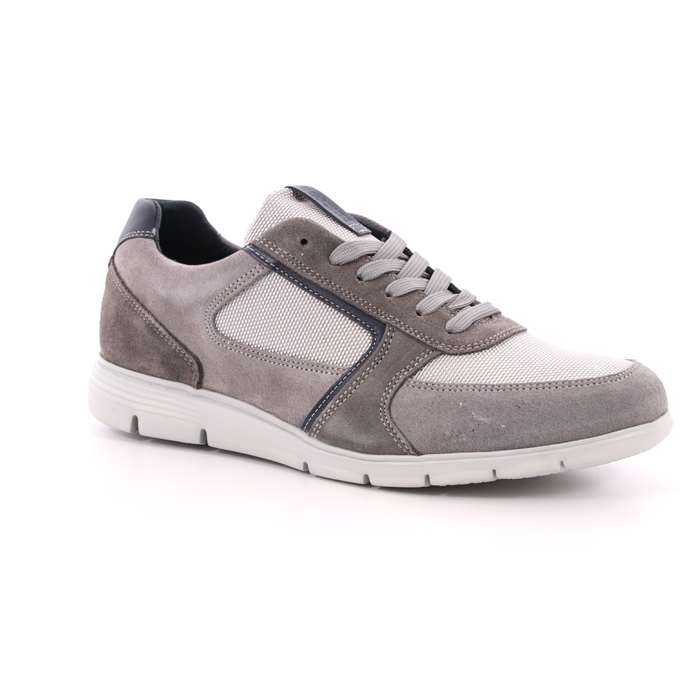 Scarpa Allacciata Impronte Uomo Grigio  Scarpe 46 - IM91085A