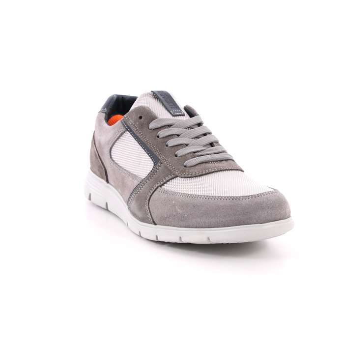 Scarpa Allacciata Impronte Uomo Grigio  Scarpe 46 - IM91085A