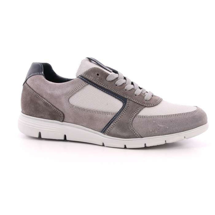 Scarpa Allacciata Impronte Uomo Grigio  Scarpe 46 - IM91085A