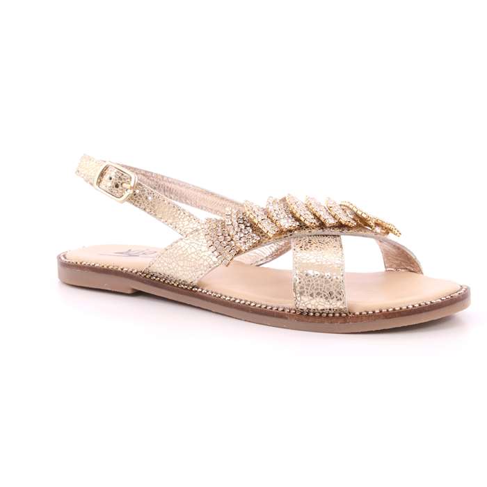 Sandalo Via 51 Bambina Platino  Scarpe 14 - NOEMI 3