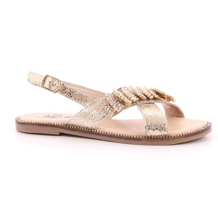 Sandalo Via 51 Bambina Platino  Scarpe 14 - NOEMI 3