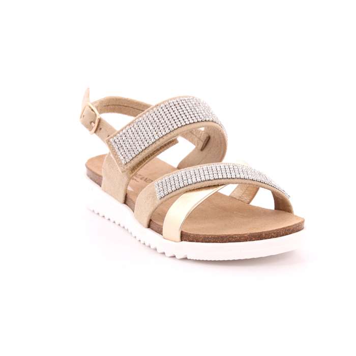 Sandalo Grunland Bambina Platino  Scarpe 336 - SB1230