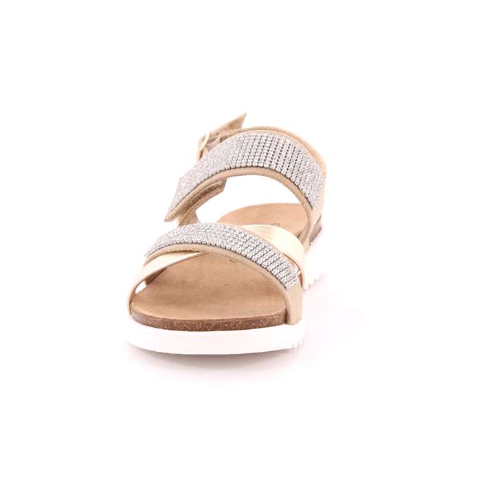 Sandalo Grunland Bambina Platino  Scarpe 336 - SB1230