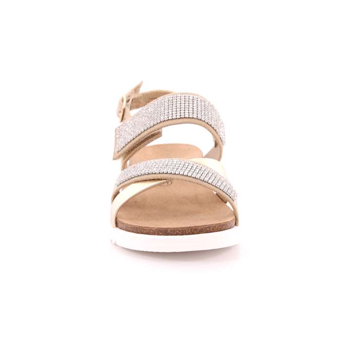 Sandalo Grunland Bambina Platino  Scarpe 336 - SB1230
