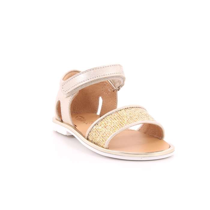 Sandalo Gorgino Bambina Oro  Scarpe 15 - P3002-10