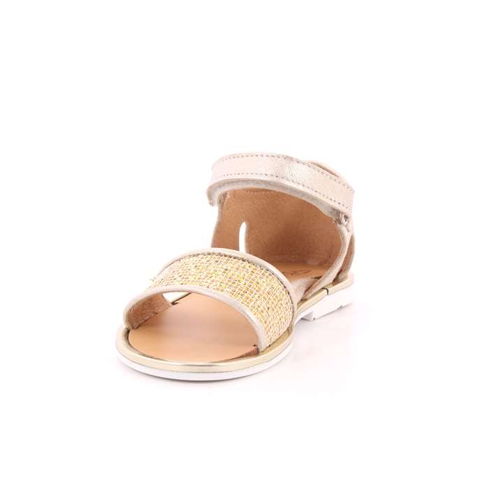 Sandalo Gorgino Bambina Oro  Scarpe 15 - P3002-10