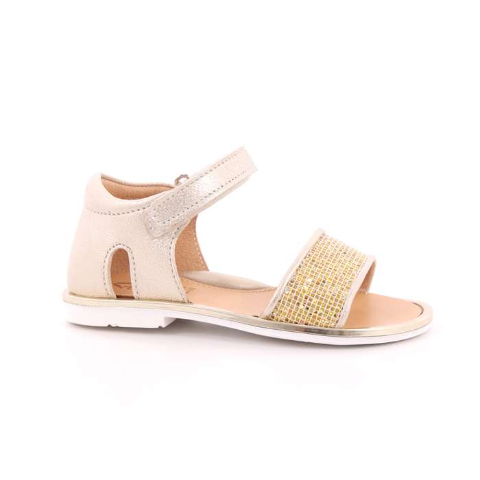 Sandalo Gorgino Bambina Oro  Scarpe 15 - P3002-10
