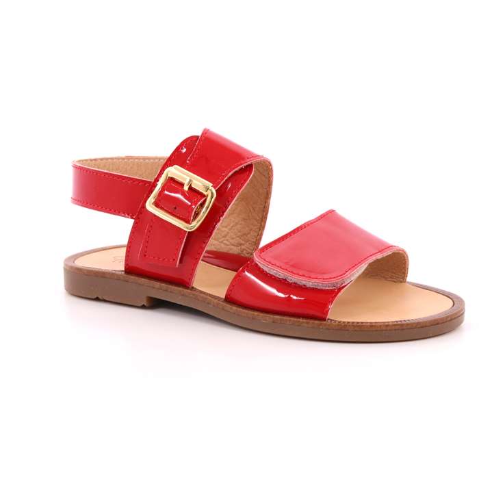 Sandalo Gorgino Bambina Rosso  Scarpe 19 - P3011-15