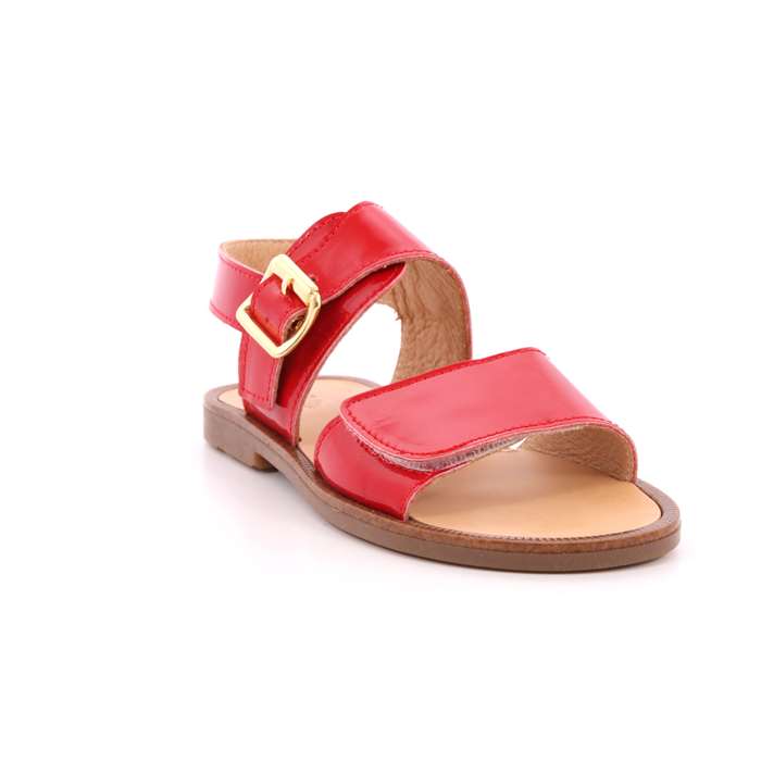 Sandalo Gorgino Bambina Rosso  Scarpe 19 - P3011-15