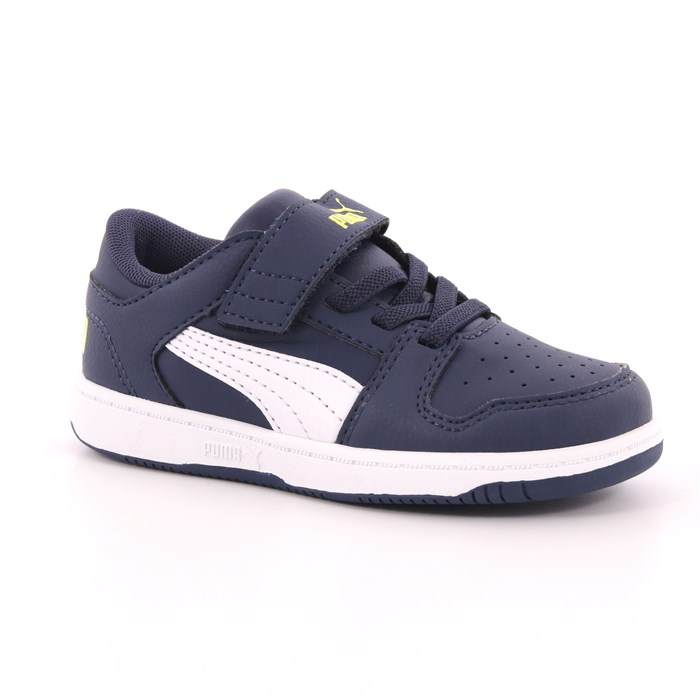 Scarpa Strappi + Elastico Puma Bambino Blu  Scarpe 182 - 37049304