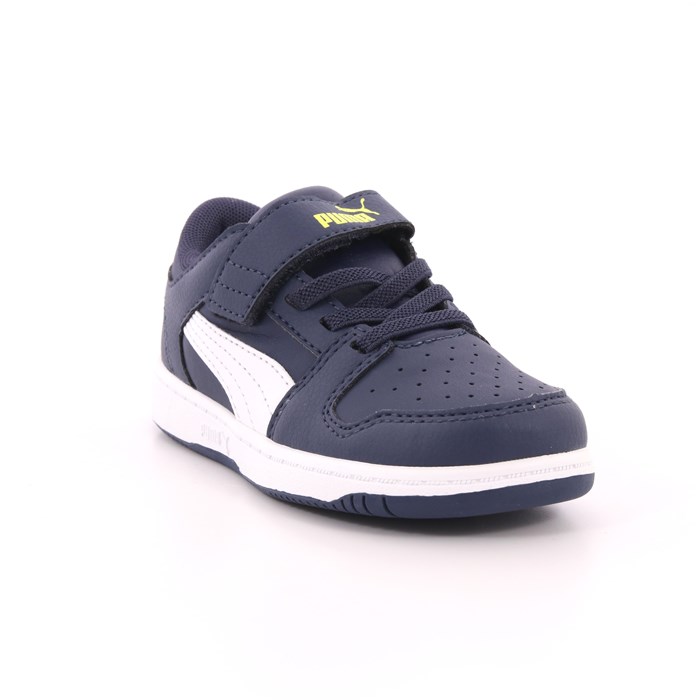 Scarpa Strappi + Elastico Puma Bambino Blu  Scarpe 182 - 37049304