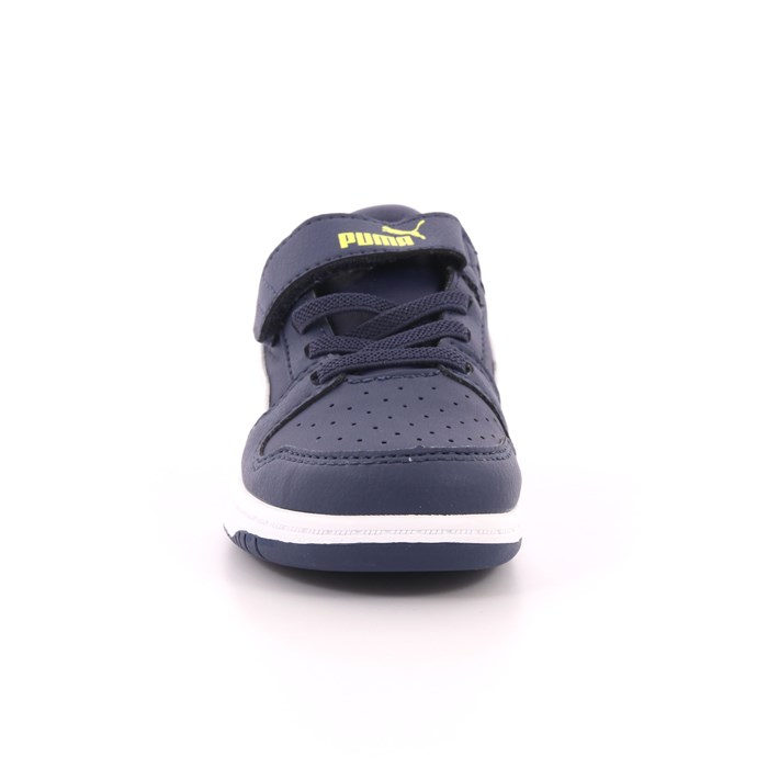 Scarpa Strappi + Elastico Puma Bambino Blu  Scarpe 182 - 37049304