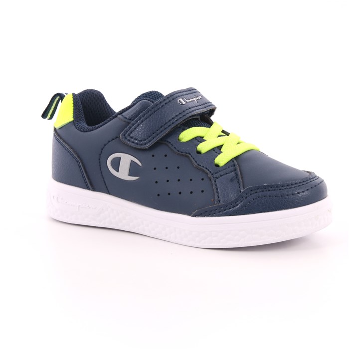 Scarpa Strappi + Elastico Champion Bambino Blu  Scarpe 527 - S31344