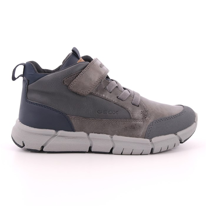 Scarpa Strappi + Elastico Geox Bambino Grigio Scarpa Strappi + Elastico Geox Bambino Grigio Scarpe 328 - J949BC