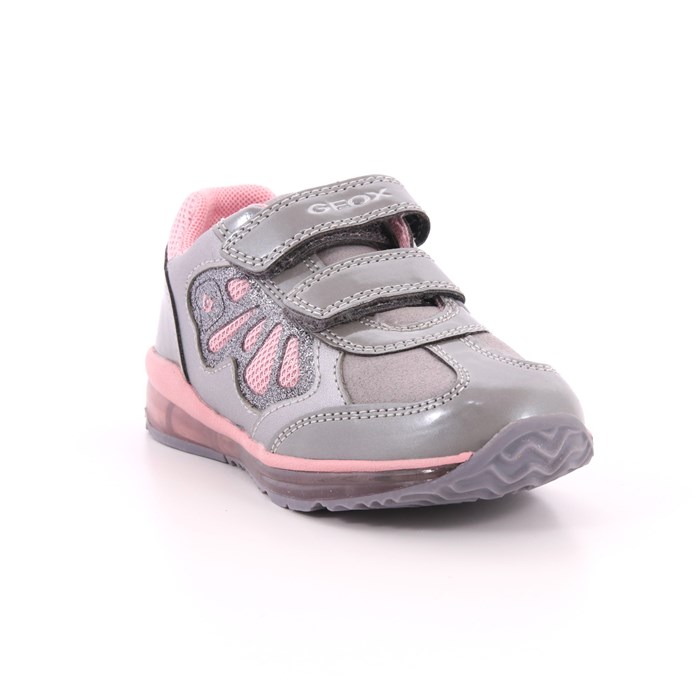 Scarpa Strappi Geox Bambina Grigio  Scarpe 331 - B9485A