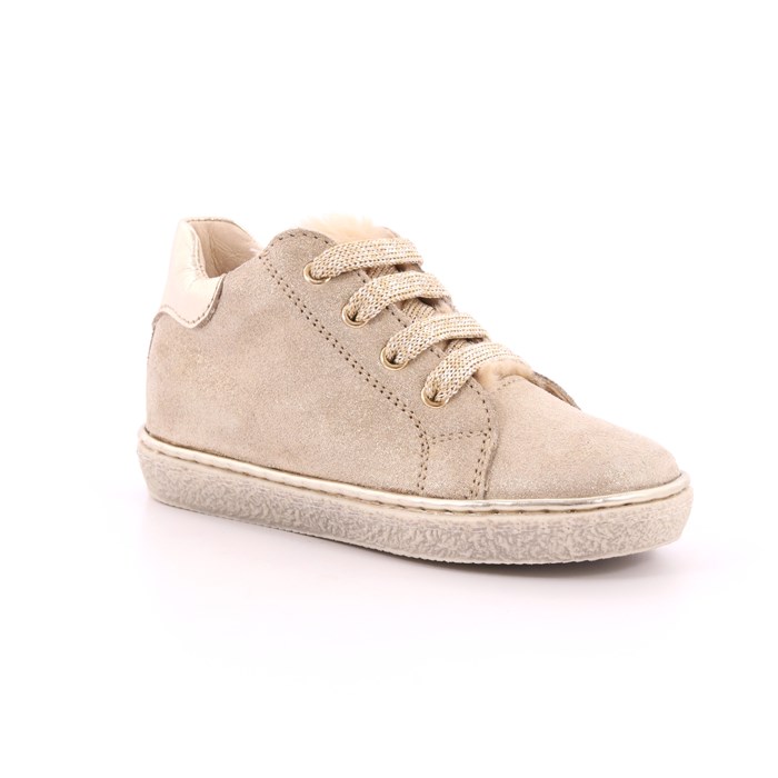 Scarpa Allacciata Naturino Bambina Platino  Scarpe 238 - 2014057
