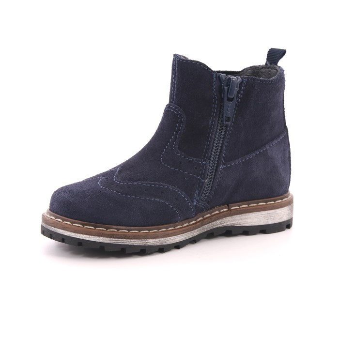 Stivaletto Melania Bambina Blu  Scarpe 504 - ME1603B9I.B