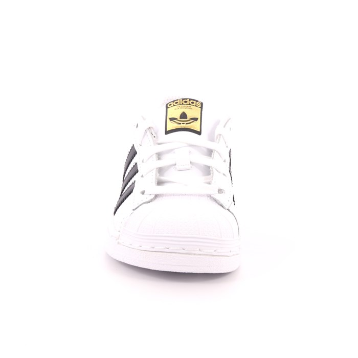 Scarpa Allacciata Adidas Bambino Bianco  Scarpe 702 - BA8378