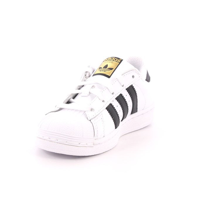 Scarpa Allacciata Adidas Bambino Bianco  Scarpe 702 - BA8378