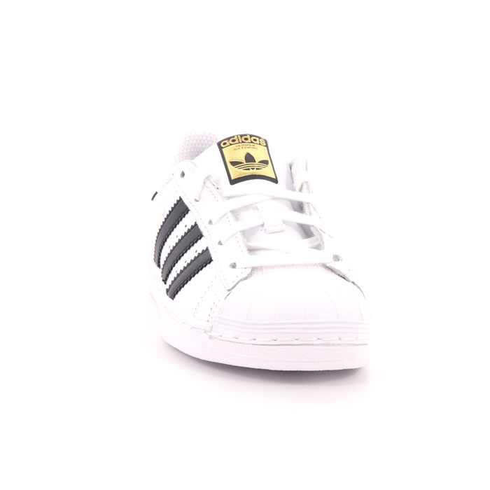 Scarpa Allacciata Adidas Bambino Bianco  Scarpe 702 - BA8378
