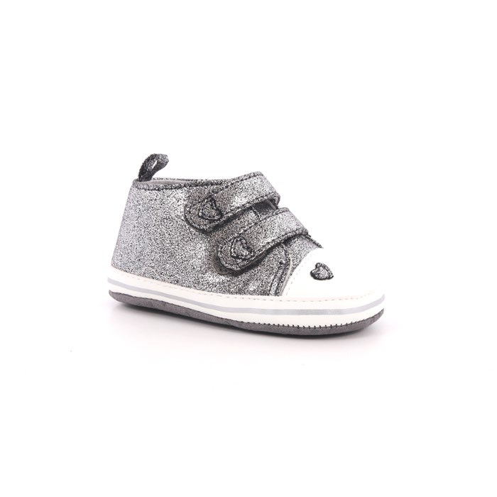 Scarpina Culla Chicco Bambino Argento  Scarpe 398 - 01062133