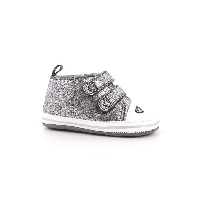 Scarpina Culla Chicco Bambino Argento  Scarpe 398 - 01062133