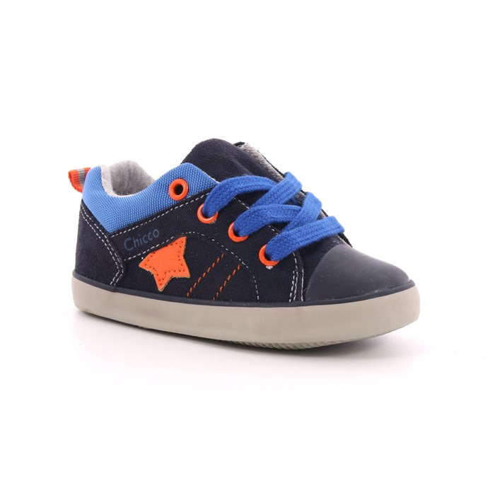 Scarpa Allacciata Chicco Bambino Blu  Scarpe 412 - 01062497