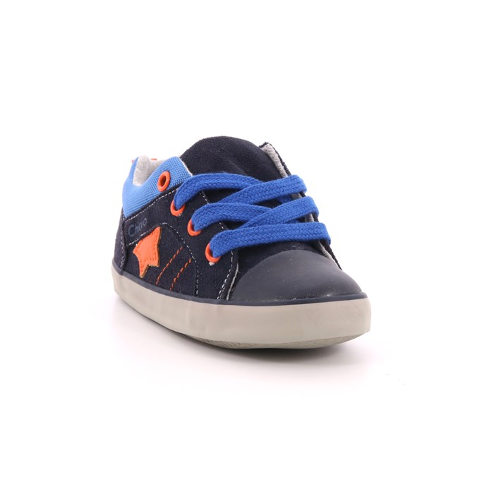 Scarpa Allacciata Chicco Bambino Blu  Scarpe 412 - 01062497