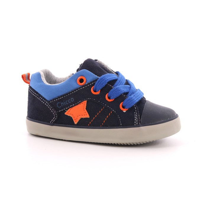 Scarpa Allacciata Chicco Bambino Blu  Scarpe 412 - 01062497