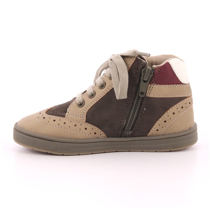 Scarpa Allacciata Chicco Bambino Tortora  Scarpe 414 - 01062594