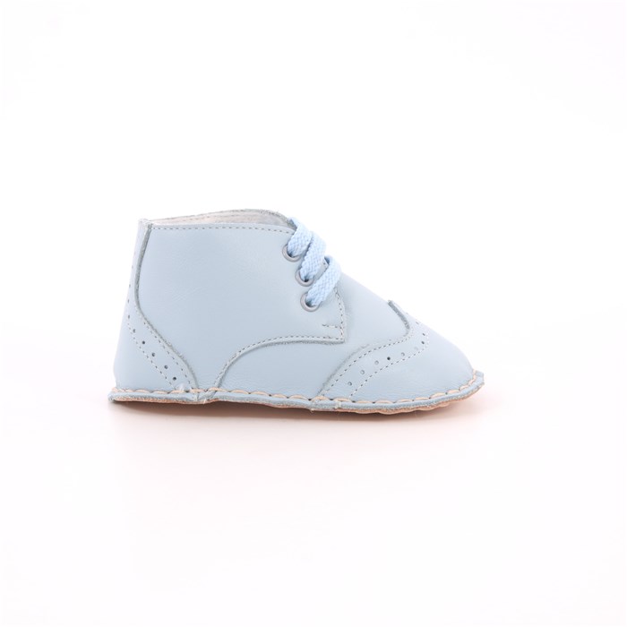 Scarpina Culla Baby Chick Bambino Celeste  Scarpe 33 - 652