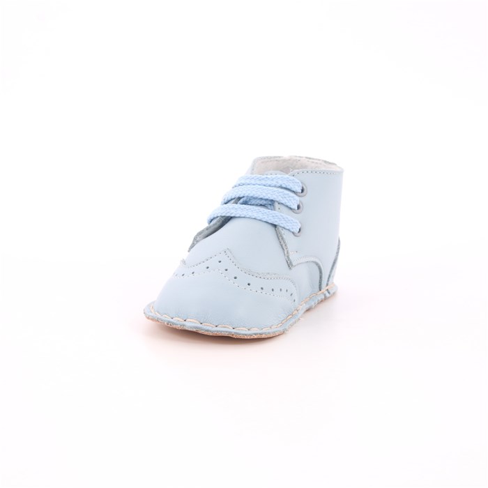 Scarpina Culla Baby Chick Bambino Celeste  Scarpe 33 - 652