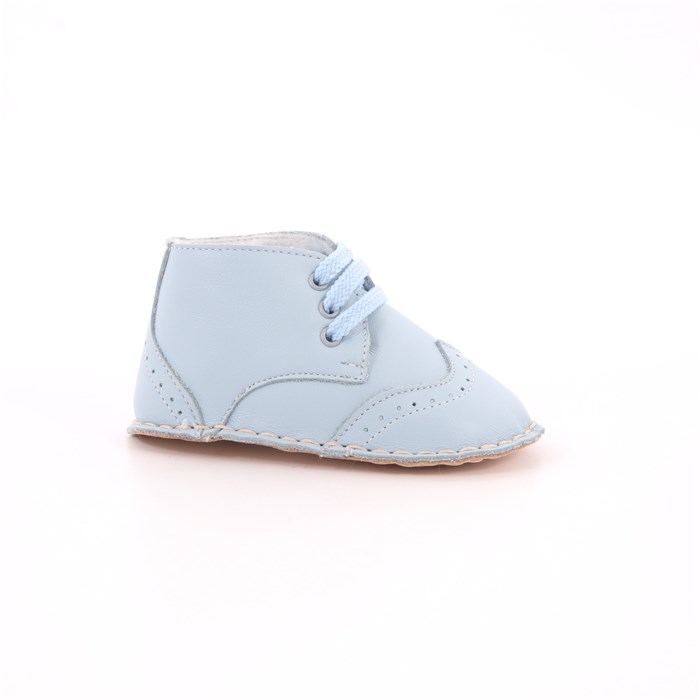 Scarpina Culla Baby Chick Bambino Celeste  Scarpe 33 - 652