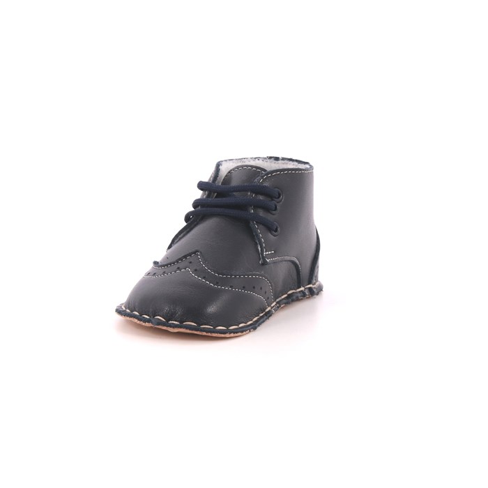 Scarpina Culla Baby Chick Bambino Blu  Scarpe 35 - 652