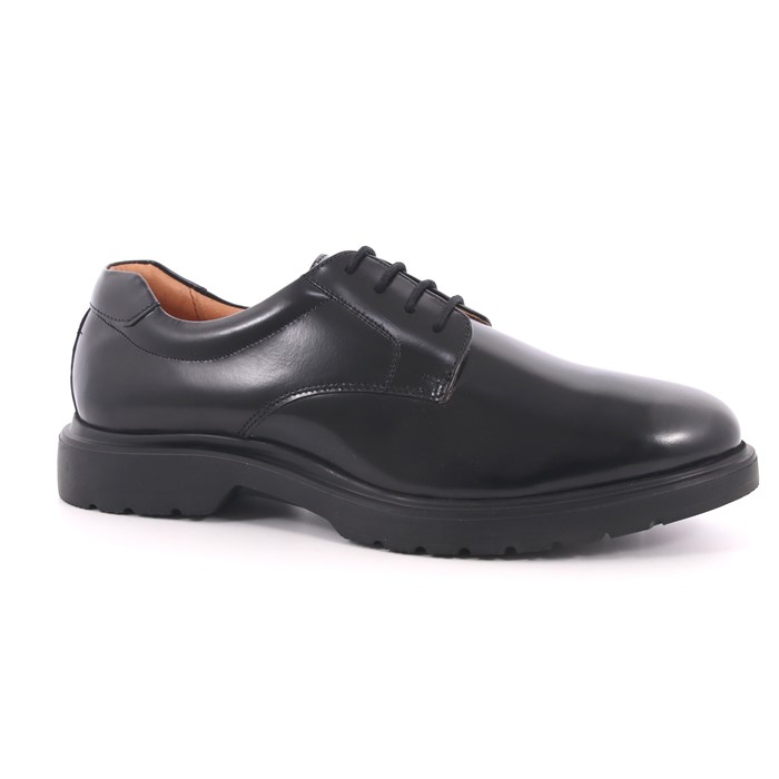 Scarpa Allacciata Impronte Uomo Nero  Scarpe 56 - IM92001A