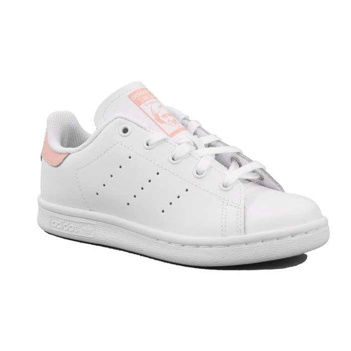 Scarpa Allacciata Adidas Bambina Bianco  Scarpe 719 - EE7580