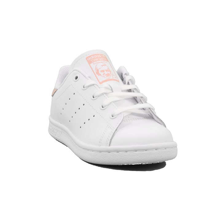 Scarpa Allacciata Adidas Bambina Bianco  Scarpe 719 - EE7580