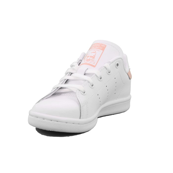 Scarpa Allacciata Adidas Bambina Bianco  Scarpe 719 - EE7580