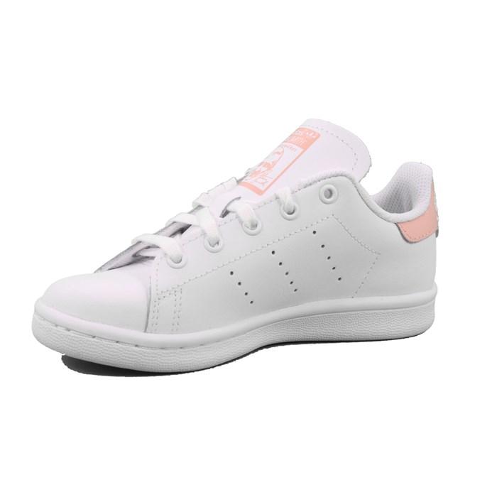 Scarpa Allacciata Adidas Bambina Bianco  Scarpe 719 - EE7580