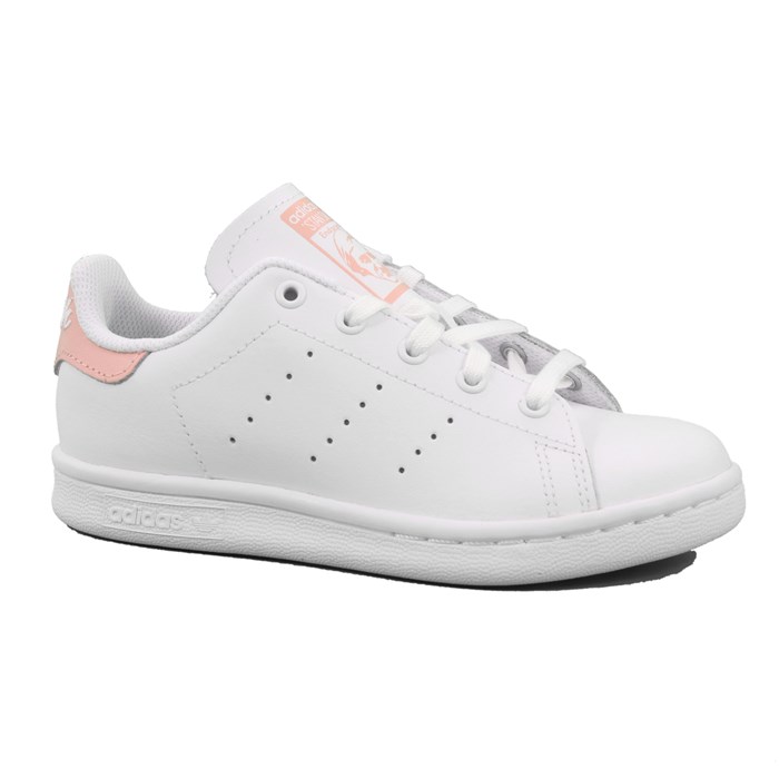 Scarpa Allacciata Adidas Bambina Bianco  Scarpe 719 - EE7580