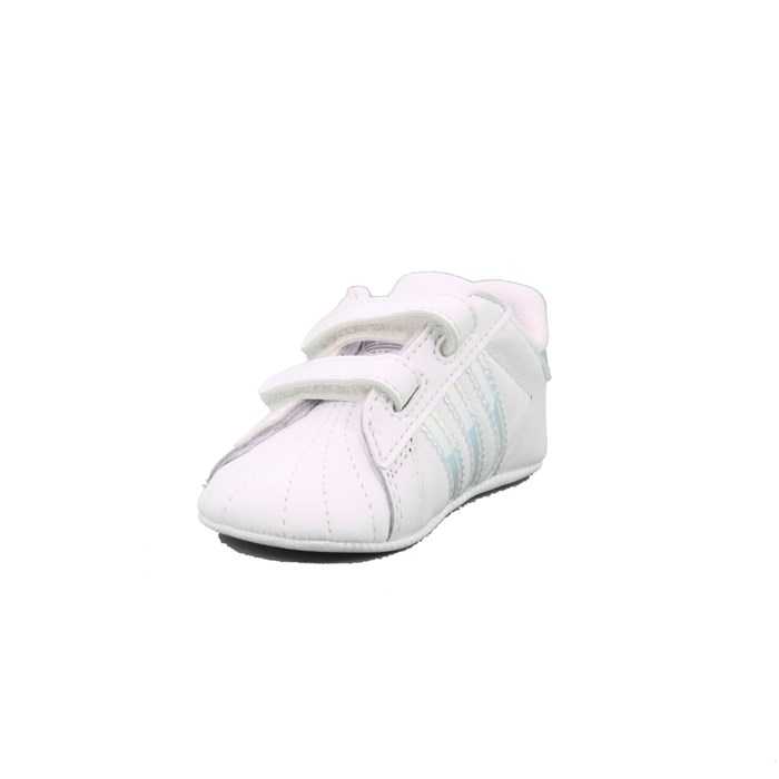 Scarpina Culla Adidas Bambino Bianco  Scarpe 728 - BD8000